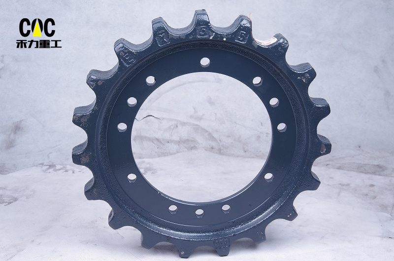 Fast delivery Mini Excavator Track Sprocket - Excavator Sprocket,Professional factory OEM excavator Sprocket zax60, assembly part, Induction hardening – Heli detail pictures