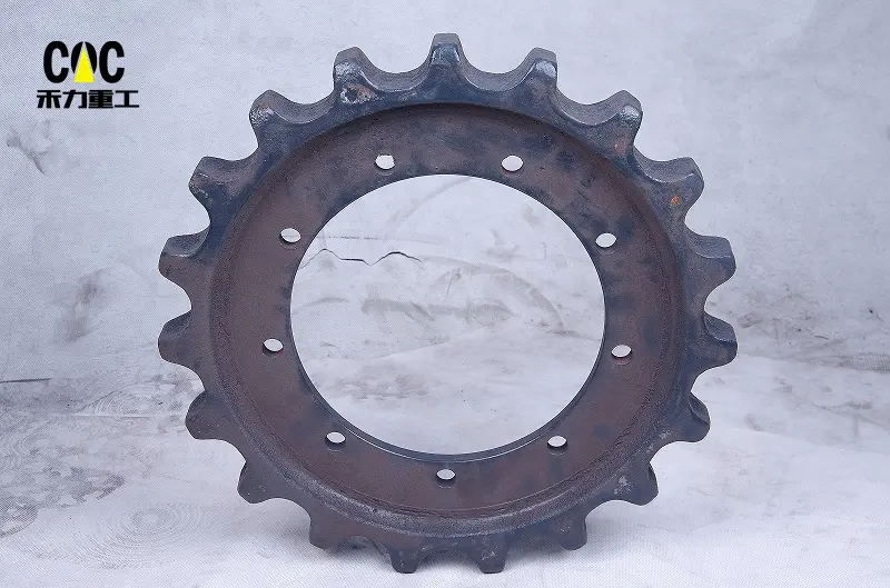 Hot sale Metal Excavator Sprocket - Ex30 Ex55 Ex60 Ex100 Ex120 Hitachi Crawler Crane Excavator Roller Chain Sprocket – Heli detail pictures