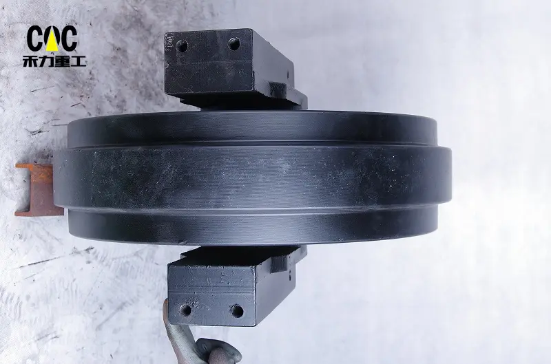 New Arrival China Excavator Track Idler - Construction Undercarriage Idler Parts Wholesale Black Front Idler For Excavator Idler R934 – Heli detail pictures