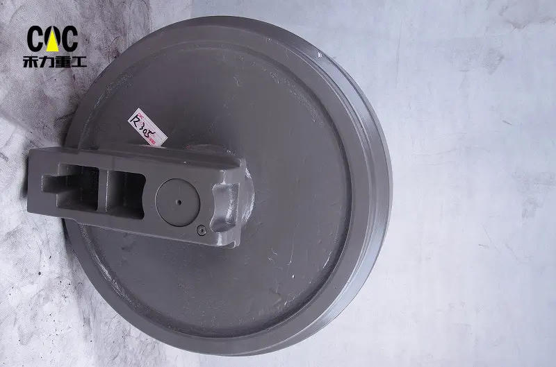 OEM/ODM Supplier Welding Dozer Idler - China factory supply R225 R225-7 R290 R300 R305 idler wheel excavator parts front idler – Heli detail pictures