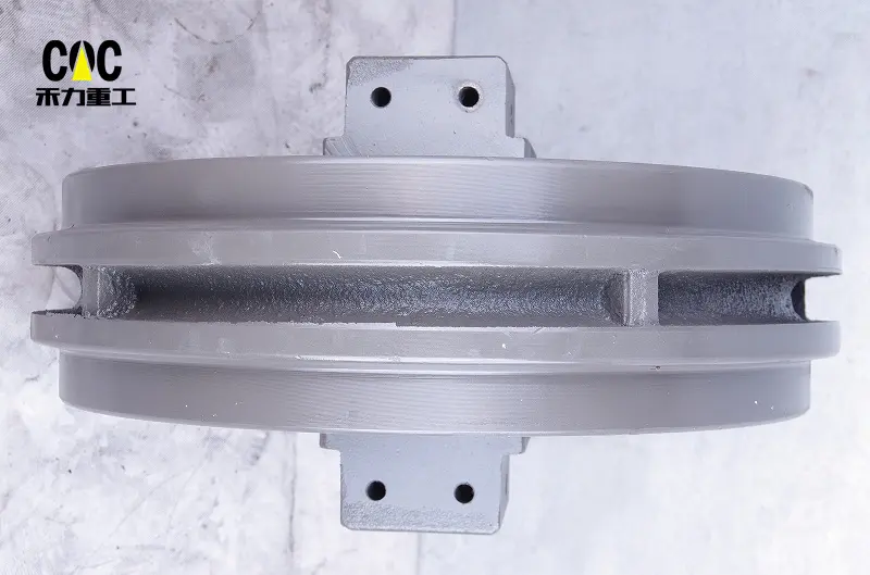 Factory wholesale Case 350 Dozer Front Idler - EX120 EX150 EX160 EX200 ZX210 EX220 ZX230 excavator parts front idler front idler roller – Heli detail pictures