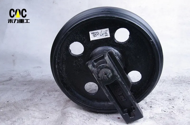 Low price for Cqc Front Idler Pc400 - China Mini Excavator Front Idler Undercarriage Part CAT E70B – Heli detail pictures