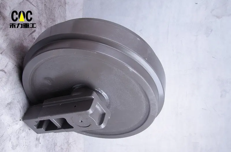 OEM/ODM Supplier Welding Dozer Idler - China factory supply R225 R225-7 R290 R300 R305 idler wheel excavator parts front idler – Heli detail pictures