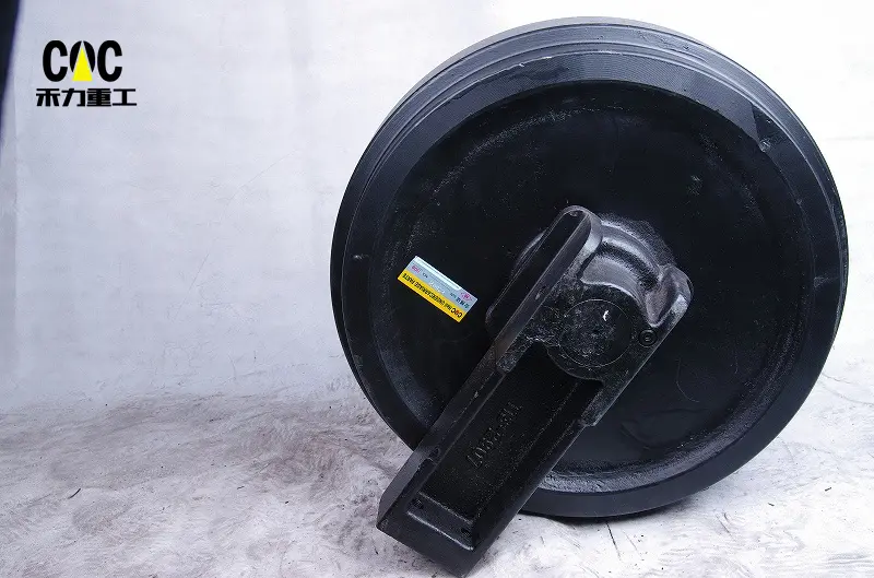 OEM/ODM China Excavator Idler Parts - dozer idler roller e200b excavator undercarriage parts forging idler assy CAT idler – Heli detail pictures