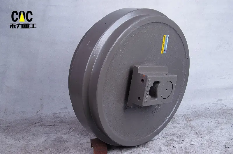 Excellent quality Cqc Front Idler Zax870 - Heavy Duty Excavator Idler Wheel EX300 Track Idler ZAX330 ZAX350 Excavator Undercarriage Components Front Idler – Heli detail pictures