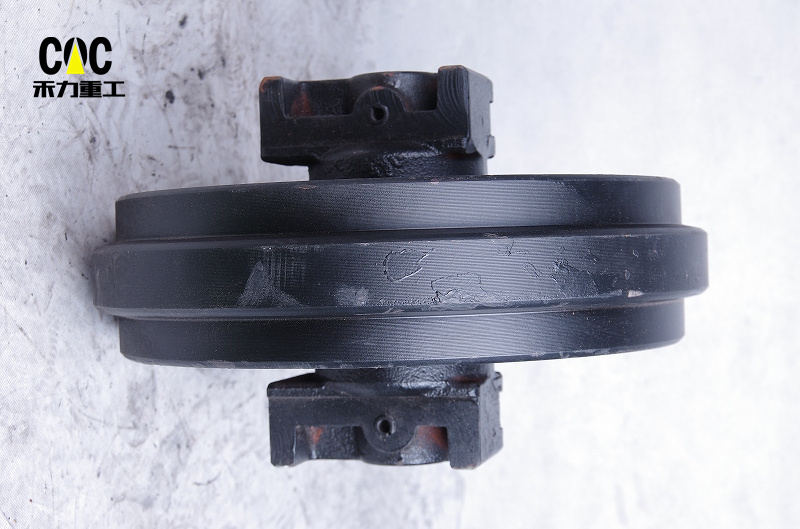 China Cheap price Excavator Idler - Doosan Mini Excavator Front Idler/Idler Roller/Guide Wheel DX60 India Excavator sprocket – Heli detail pictures