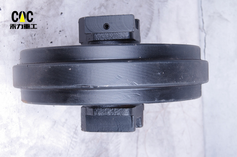 High Quality for Idler In Excavator - Idler Dh55 Excavator Track Idler Wheel Construction Equipment Parts Front Idler Spare Parts Used For Doosan – Heli detail pictures