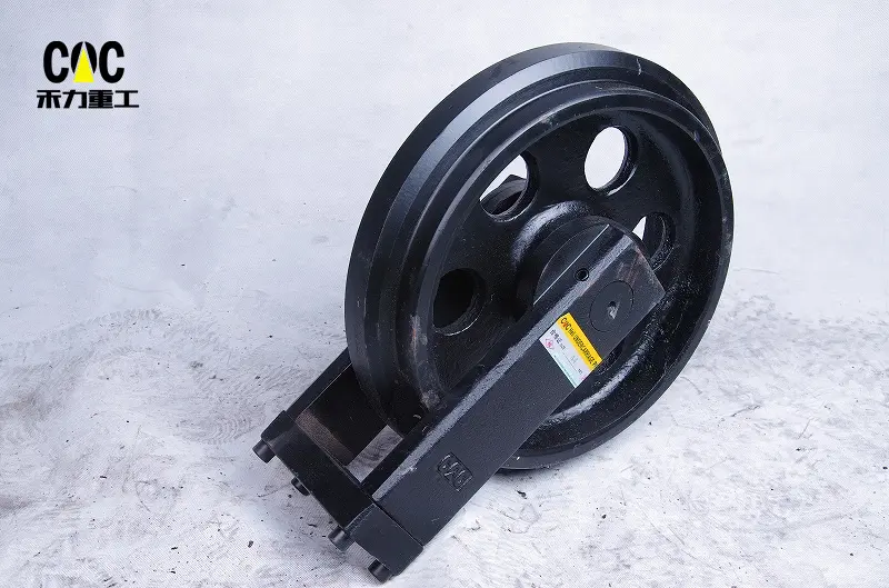Wholesale Idler On Excavator - Excavator spare parts low price idler roller for bob cat e305 track idler for excavator – Heli detail pictures