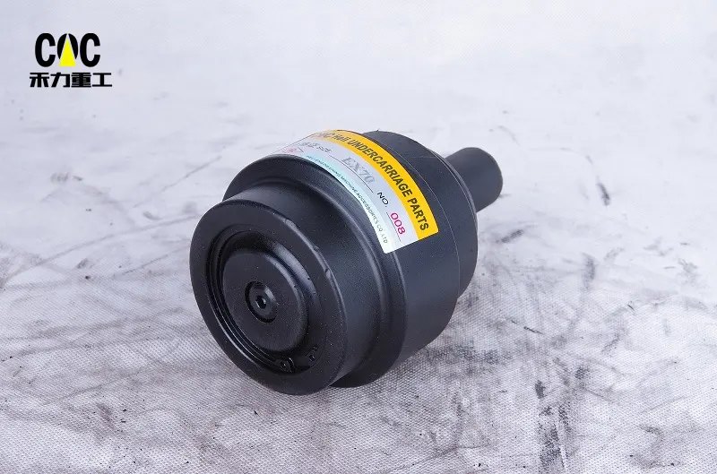 Factory wholesale Pc200-8 Top Roller - High Quality Roller Ex70 Top Roller Black, Hot Sale Ms 120 Excavator Price In Japan Pc100 Carrier Roller – Heli detail pictures