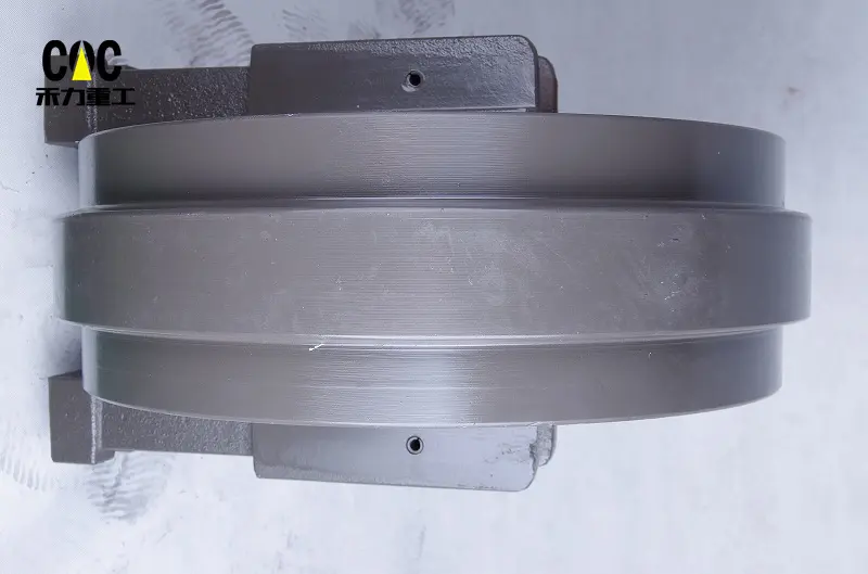 Chinese wholesale Mini Excavator Front Idler - Factory Direct 1175047 E330 Excavator Metal Track Roller Export to Brazil – Heli detail pictures
