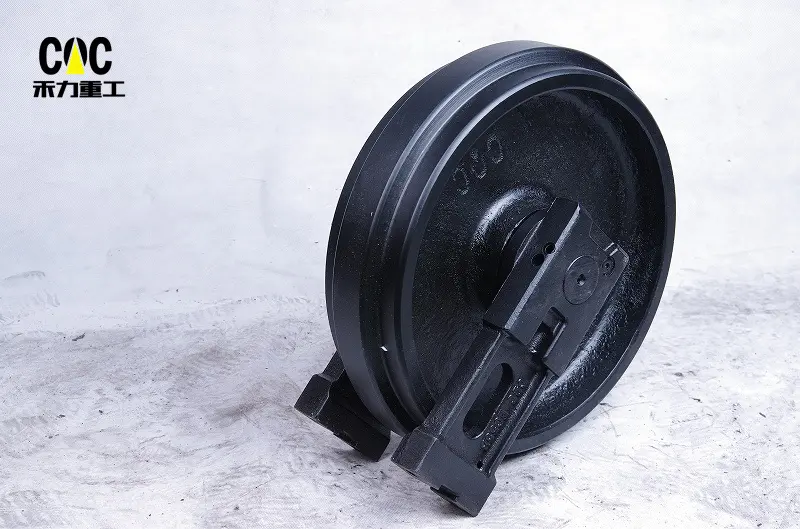 Super Lowest Price 450 Case Dozer Front Idler - Factory Price Mini Excavator Front Idler Rollers for Volvo EC55B EC60C EC140B EC200B – Heli detail pictures