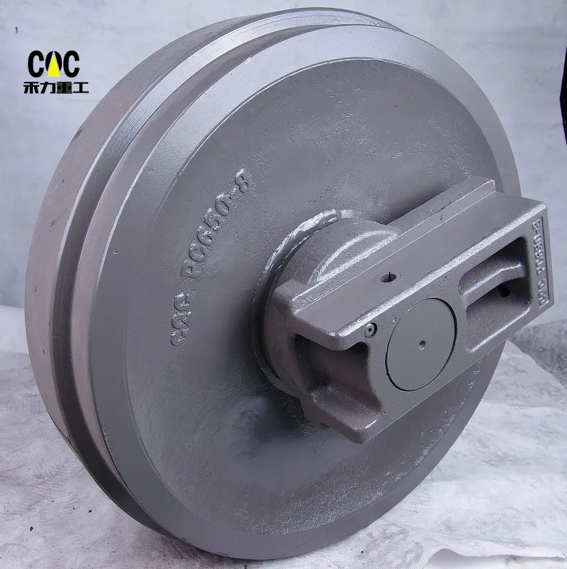Wholesale Idler On Excavator - Wholesale best price Excavator Front Idler Rollers for Komatsu PC650-8 – Heli detail pictures