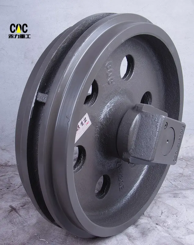 Factory wholesale Case 350 Dozer Front Idler - EX120 EX150 EX160 EX200 ZX210 EX220 ZX230 excavator parts front idler front idler roller – Heli detail pictures